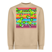 Mushroom margarita serape seamless pattern Heavyweight Sweatshirt - BundleAndBundleShop