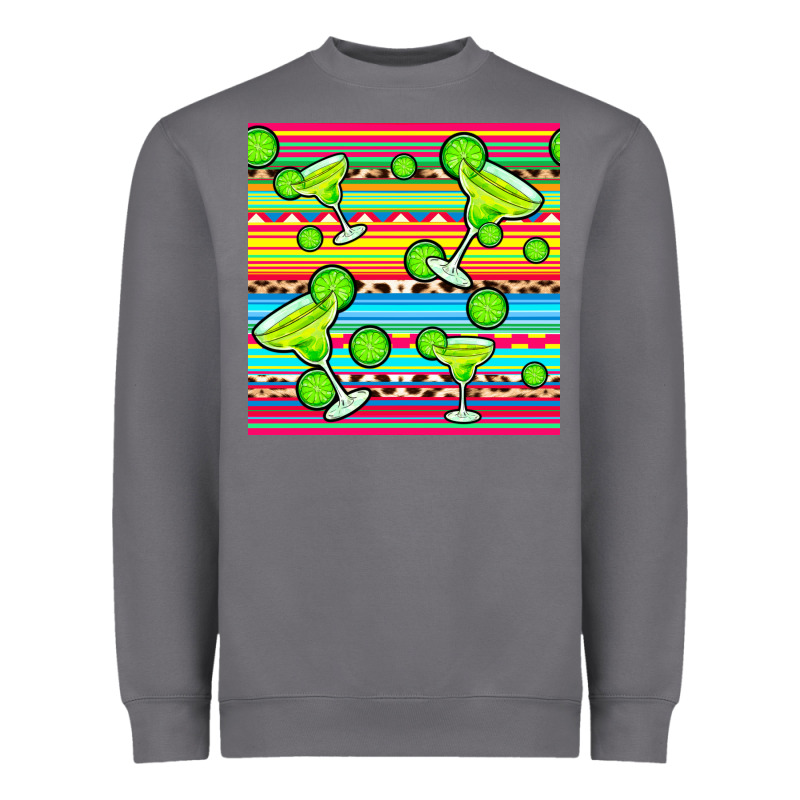 Margarita Serape Seamless Pattern Heavyweight Sweatshirt by BundleAndBundleShop | Teevron