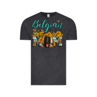 Vintage Black belgian shepherd mom Vintage Tee - Artiststas