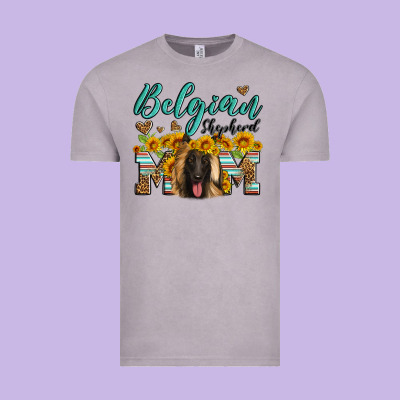 Belgian Shepherd Mom Vintage Tee Designed By Artiststas
