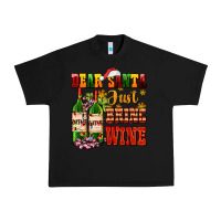 Black dear santa just bring wine Urban Heavy Tee - AdoDesignShop