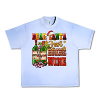Grape Ice dear santa just bring wine Urban Heavy Tee - AdoDesignShop