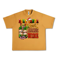 Peanut Butter dear santa just bring wine Urban Heavy Tee - AdoDesignShop