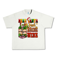 Pistachio dear santa just bring wine Urban Heavy Tee - AdoDesignShop