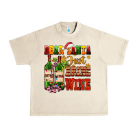 Sandshell dear santa just bring wine Urban Heavy Tee - AdoDesignShop