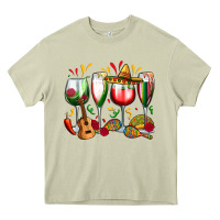 Mossy mexico wine glasses Heavy Core Tee - Zillion Design Studio