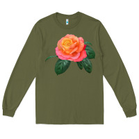 Army Green chicago peace rose Long Sleeve Tee - LillyAllenDesigns