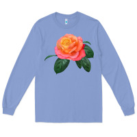 Colony Blue chicago peace rose Long Sleeve Tee - LillyAllenDesigns
