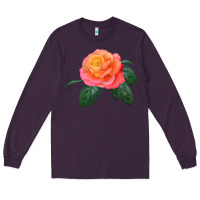 Plum chicago peace rose Long Sleeve Tee - LillyAllenDesigns