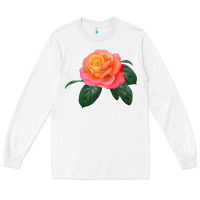 White chicago peace rose Long Sleeve Tee - LillyAllenDesigns