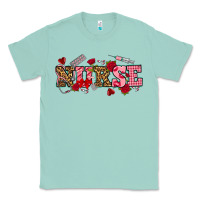 Seafoam valentines day nurse Classic Tee - NancyCooperArtShop