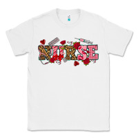 White valentines day nurse Classic Tee - NancyCooperArtShop