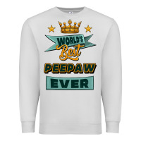 Dove Grey world's best peepaw ever Premium Sweatshirt - Jasminsmagicworld