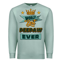 Seafoam world's best peepaw ever Premium Sweatshirt - Jasminsmagicworld