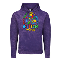 Cloud Purple love support accept understand autism awareness Vintage Hoodie - Artiststas