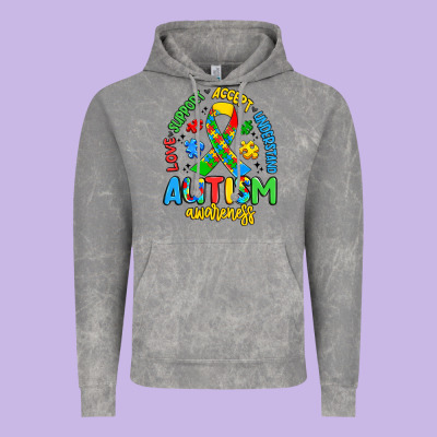 Love Support Accept Understand Autism Awareness Vintage Hoodie Designed By Artiststas