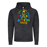 Vintage Black love support accept understand autism awareness Vintage Hoodie - Artiststas