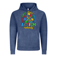 Vintage Denim love support accept understand autism awareness Vintage Hoodie - Artiststas