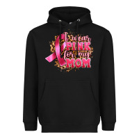 Black i wear pink for my mom Heavyweight Hoodie - Artiststas