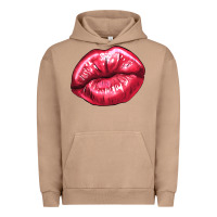 Pigment Burro Lip mark Valentine's Day Urban Hoodie - HowdyJamesFarm