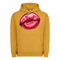Pigment Peanut Butter Lip mark Valentine's Day Urban Hoodie - HowdyJamesFarm