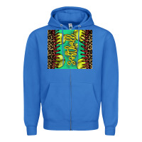 True Royal softball leopard Zipper Hoodie - NancyCooperArtShop