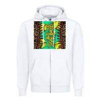 White softball leopard Zipper Hoodie - NancyCooperArtShop