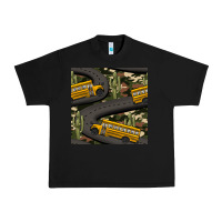 Black cactus camouflage school bus seamless pattern Urban Heavy Tee - BundleAndBundleShop