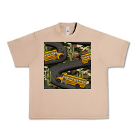 Burro cactus camouflage school bus seamless pattern Urban Heavy Tee - BundleAndBundleShop
