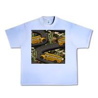 Grape Ice cactus camouflage school bus seamless pattern Urban Heavy Tee - BundleAndBundleShop