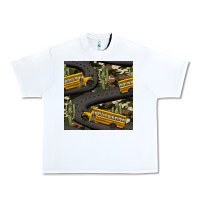 White cactus camouflage school bus seamless pattern Urban Heavy Tee - BundleAndBundleShop
