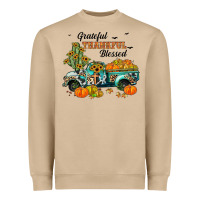 Mushroom grateful thankful blessed Heavyweight Sweatshirt - JahusDesignShop