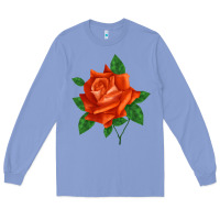 Colony Blue tropicana rose Long Sleeve Tee - LillyAllenDesigns