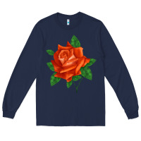 Navy tropicana rose Long Sleeve Tee - LillyAllenDesigns