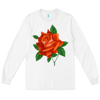 White tropicana rose Long Sleeve Tee - LillyAllenDesigns