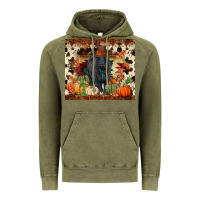 Vintage Olive Fall black angus Vintage Hoodie - RanaPortraitStore