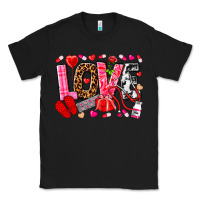 Black valentines day love nurse Classic Tee - NancyCooperArtShop