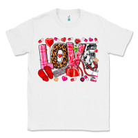 White valentines day love nurse Classic Tee - NancyCooperArtShop