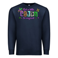 Navy got a little cajun in my soul Premium Sweatshirt - Jasminsmagicworld