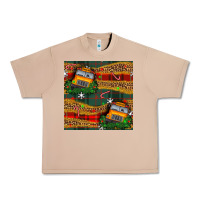 Burro christmas school bus seamless pattern Urban Heavy Tee - BundleAndBundleShop