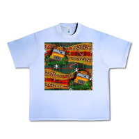 Grape Ice christmas school bus seamless pattern Urban Heavy Tee - BundleAndBundleShop
