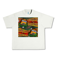 Pistachio christmas school bus seamless pattern Urban Heavy Tee - BundleAndBundleShop