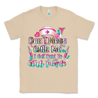 Mushroom Don't Mess With Me I Get Paid To Stab People Classic Tee - CowhideDigitalArt