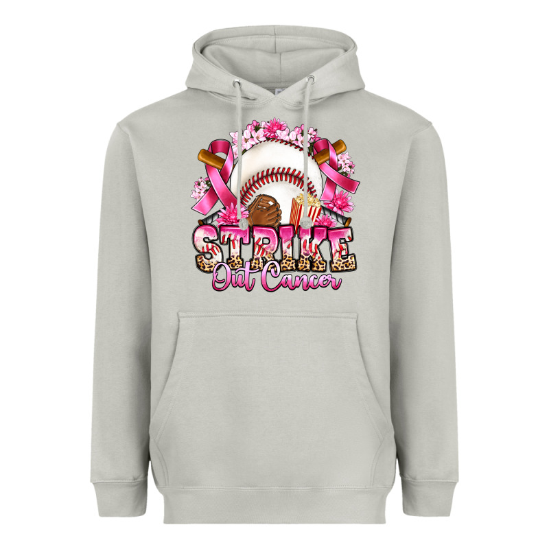 Strike Out Cancer Baseball Heavyweight Hoodie by Artiststas | Teevron