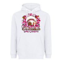 White strike out cancer baseball Heavyweight Hoodie - Artiststas