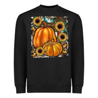 Black sunflowers, pumpkin, cowhide, serape Heavyweight Sweatshirt - JahusDesignShop