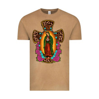 Vintage Camel our lady of guadalupe cross Vintage Tee - JahusDesignShop