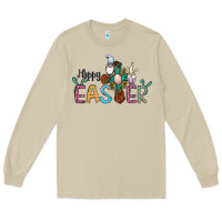 Mushroom cross rabbit gnomes happy easter Long Sleeve Tee - Jasminsmagicworld