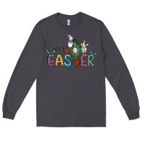Smoke cross rabbit gnomes happy easter Long Sleeve Tee - Jasminsmagicworld