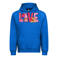 Cobalt Love with gnome Valentine's Day Urban Hoodie - HowdyJamesFarm